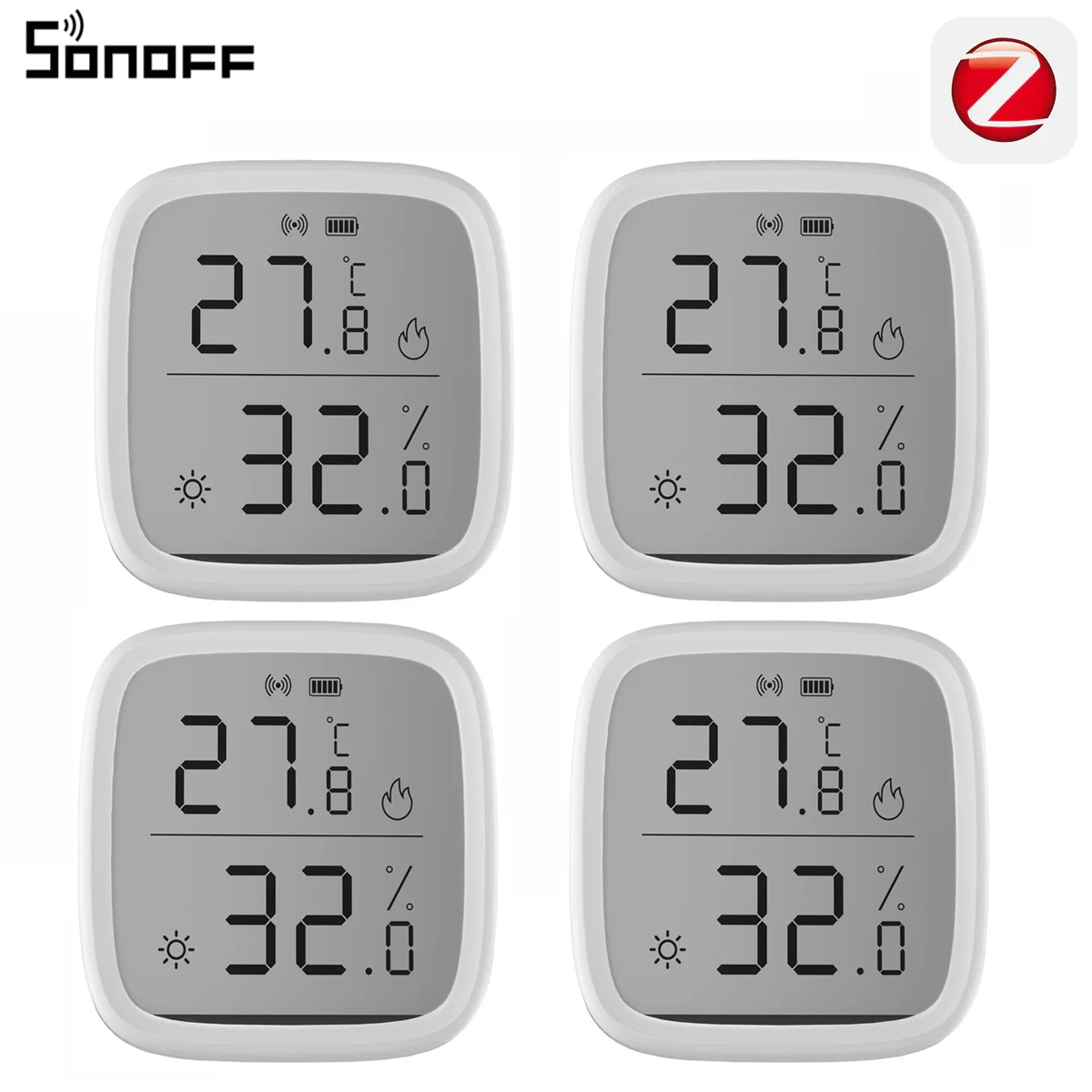 

SONOFF SNZB-02D Датчик температуры и влажности