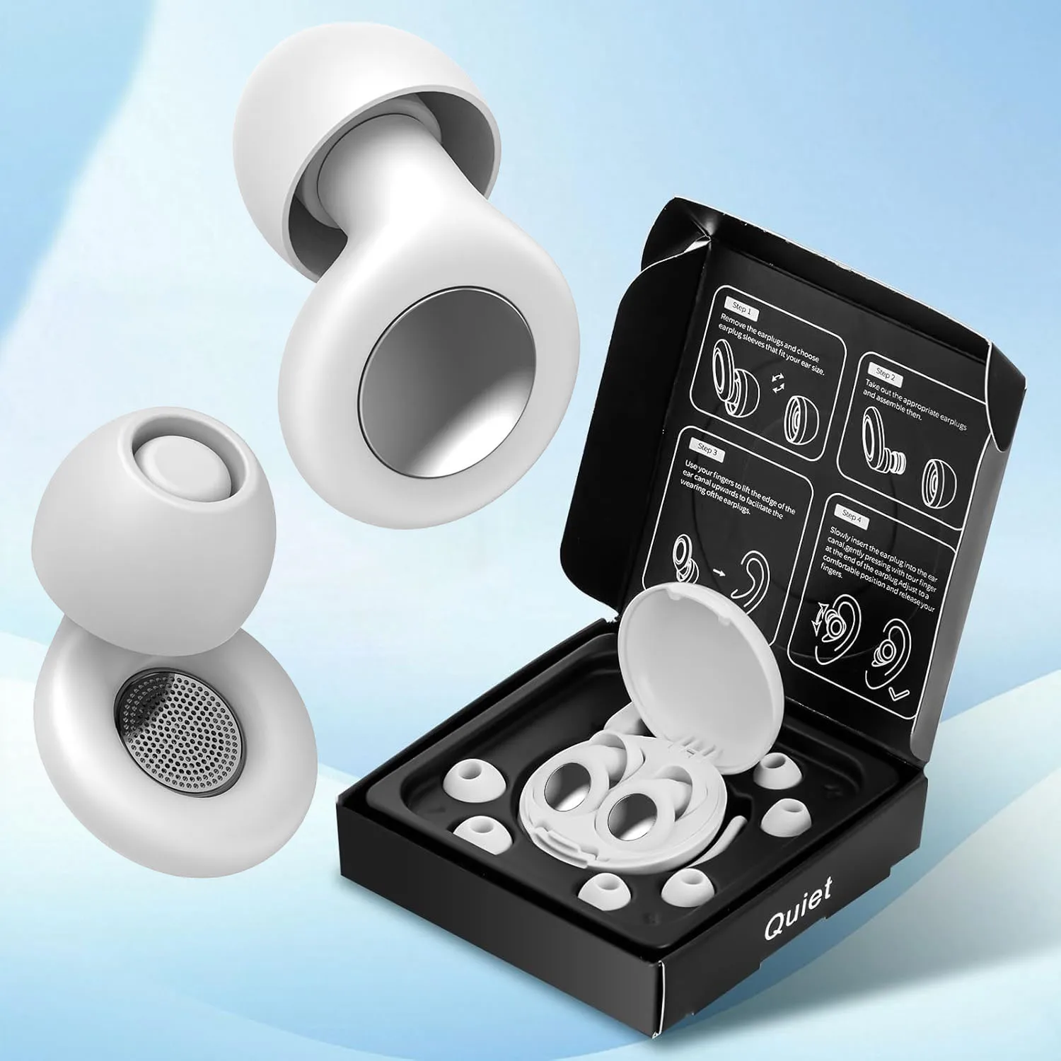 

Многоразовые силиконовые беруши Ear Plugs