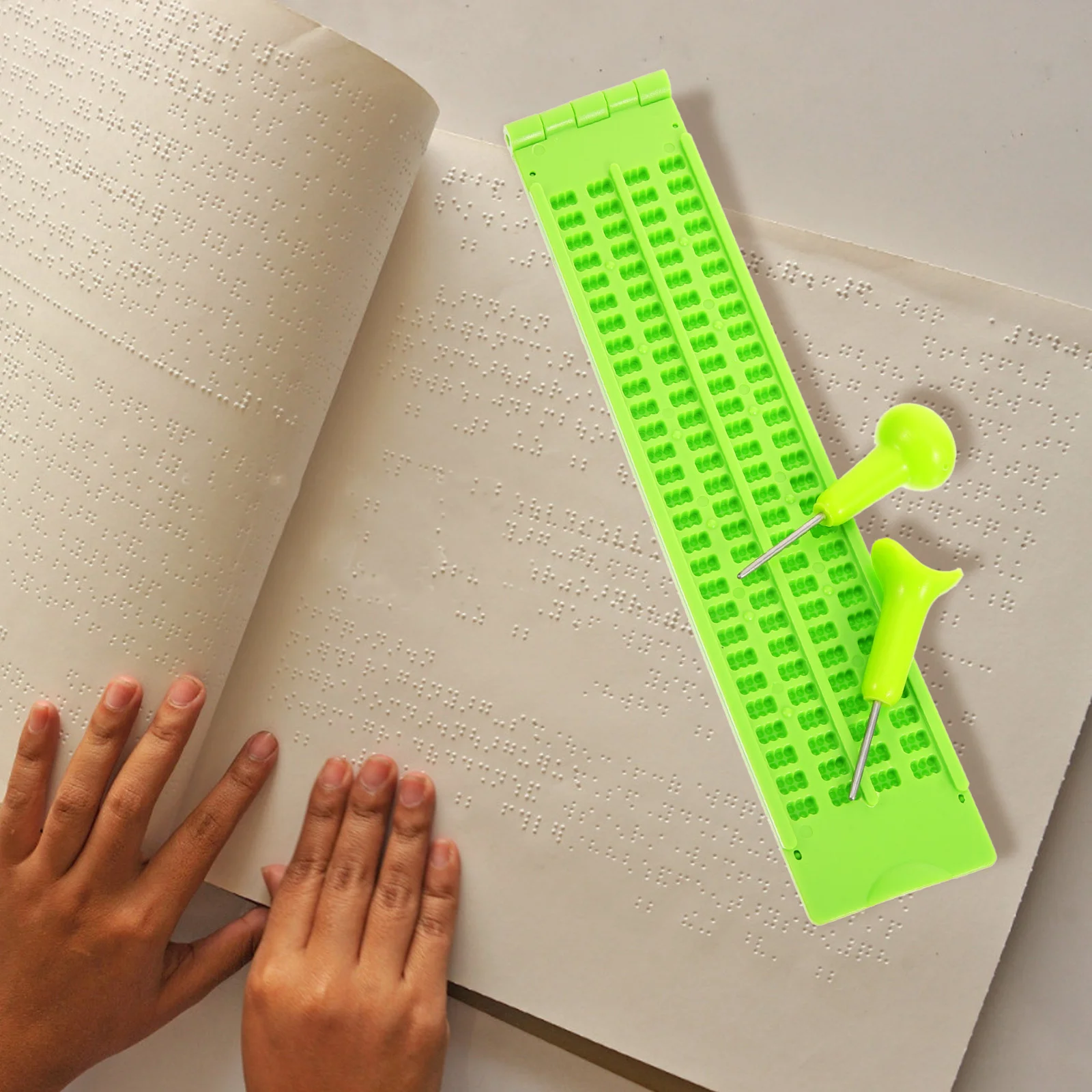 Доска для планшета Braille слепых пластинок письма гриф школьные принадлежности и