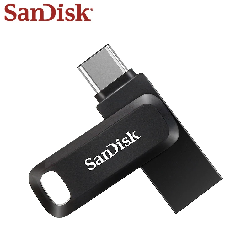 SanDisk OTG USB 3.2 Type-C Pen Drive для iPhone 15 Android Phone 64 ГБ 128 256 512 USB-накопитель Макс. 400 Мбит/с Pendrive