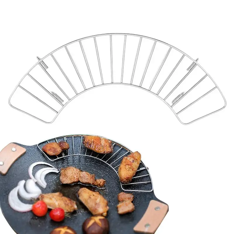 

Semi-Circle Oil Filter Rack Semi-circular Oil Drain Rack Fritters Filter Oil Net Home Baking Cooking Oil Drip Filter Kitchen