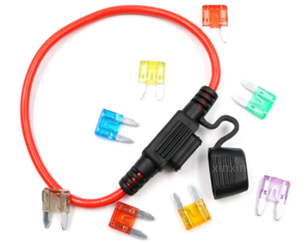 

12V Car Waterproof Fuse Holder Socket TAP Adapter Micro/Mini/Standard ATM APM With 10A Blade Car Auto Motorcycle Motorbike Fuse
