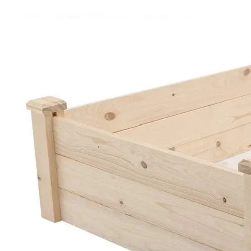 Поднятая садовая кровать раздельный деревянный ящик для цветов открытый патио