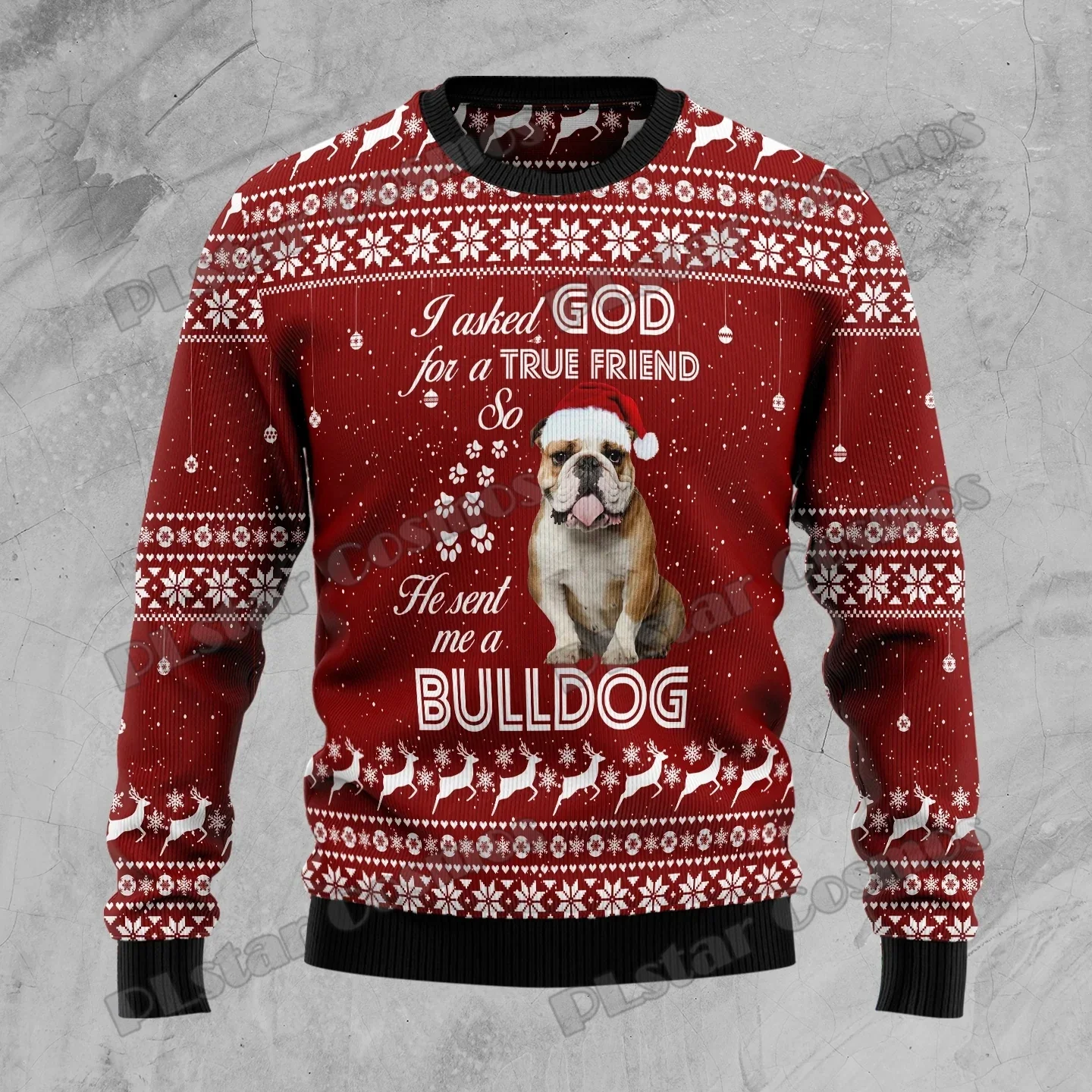 PLstar Cosmos Butterfly Sunshine модный мужской уродливый рождественский свитер с 3D принтом