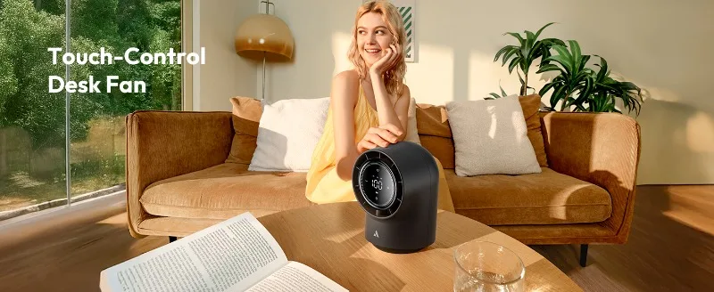 Touch-ControlDesk Fan