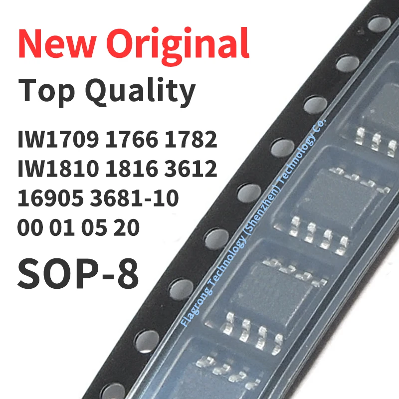 

10 шт., флэш-чип оригинальный IW 1766 1782 1810 1816 3612 16905 3681-10 00 01 05 20 SOP-7/8