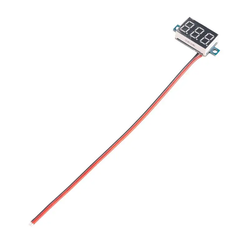 

LED Digital Voltmeter Easy To Install Car Motorcycle Volt Tester Detector Easy To Install LED Digital Panel Voltage Meter
