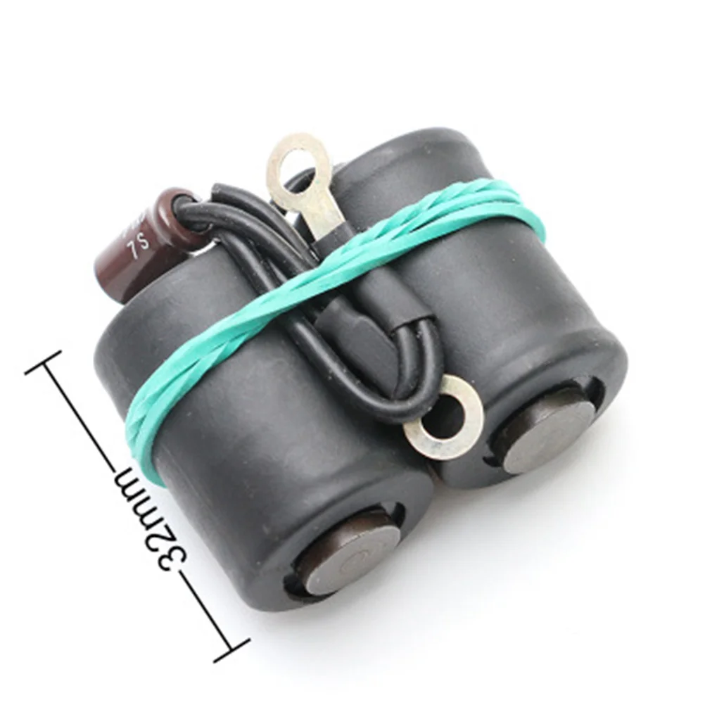 Фото 32 мм черная катушка для татуировки, медная машина, запасная часть для лайнера, шейдера, оборудование для боди-арта, детали катушек машины №4