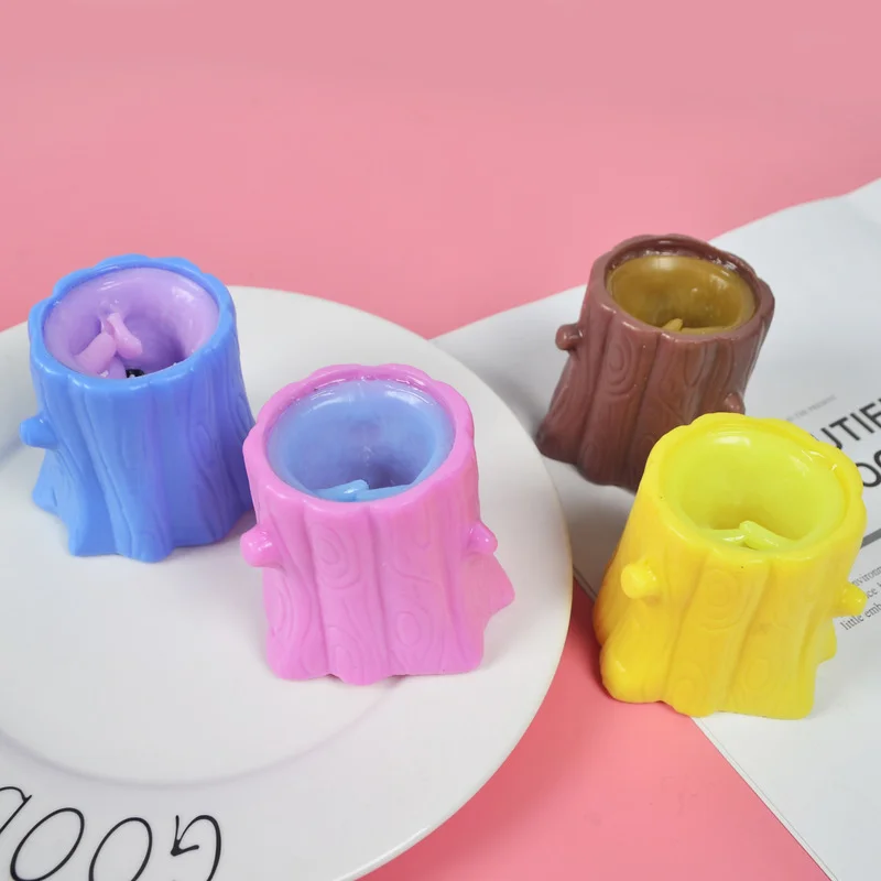 Смешные Милые Мягкие игрушки в виде белки для снятия стресса декомпрессии