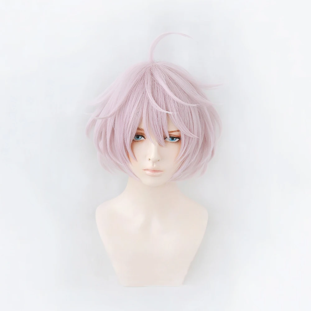 

Senju Kawaragi Cosplay Wig Anime Tokyo Revengers Senju Kawaragi Purple Pink Short Heat Resistant Synthetic Hair Halloween Wigs