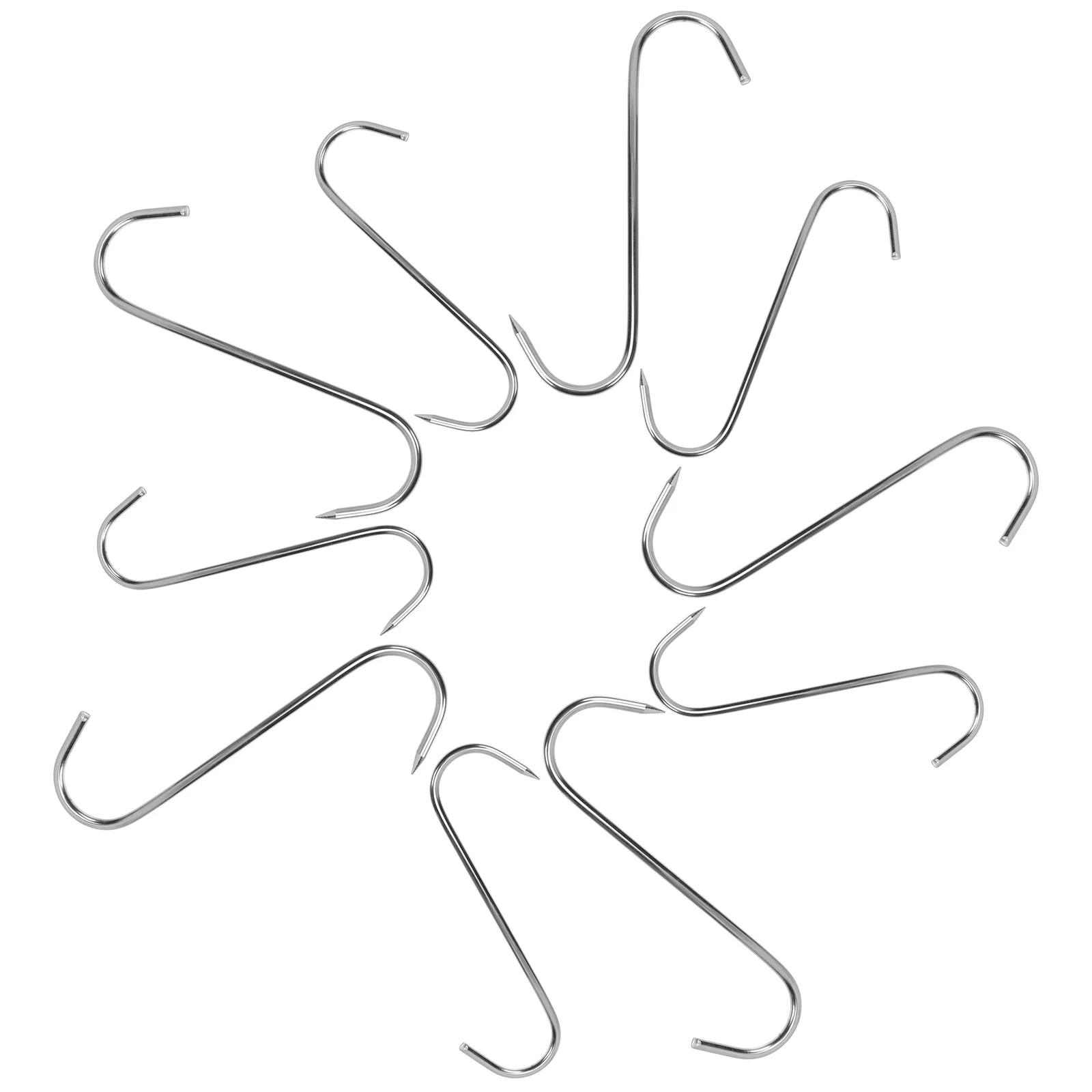 

Hooks Meat Hanger Hook Smokerkitchen Poultry Butchers Processing Butcher S Hanging Barbecue Organizer Pot Racks Ham Bacon
