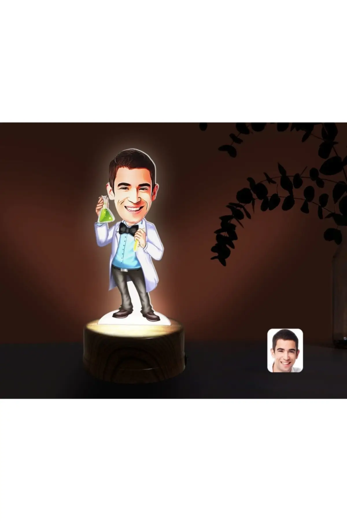 

Personalized Female Biker Cartoon 3d Wooden Trinket And Name Silver Daisy Keychain