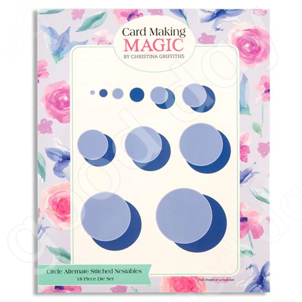 

Stitched Nestables Circle Metal Cutting Dies Scrapbook Diary Decoration Embossing Template Diy Greeting Card Handmade New 2023