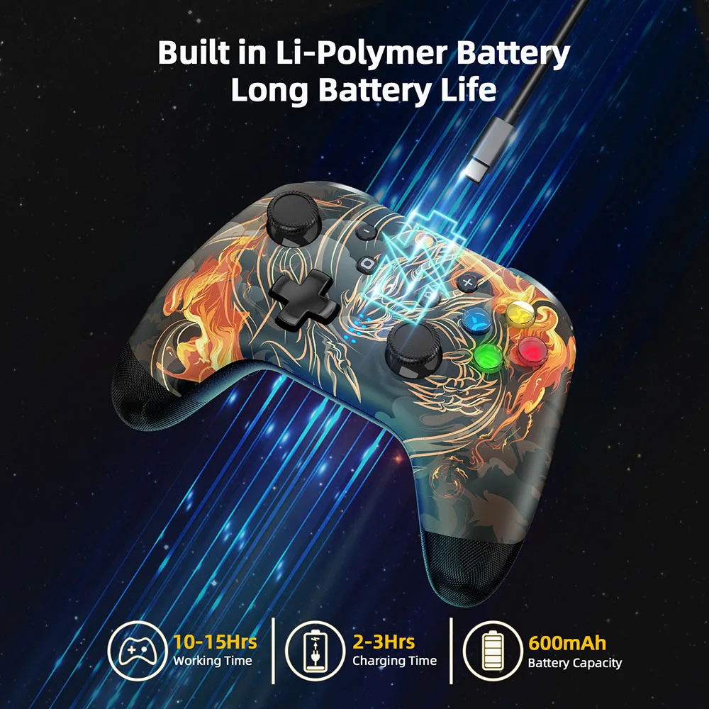 Беспроводной геймпад EasySMX 9124 Bluetooth-контроллер Dragon совместимый с Nintendo