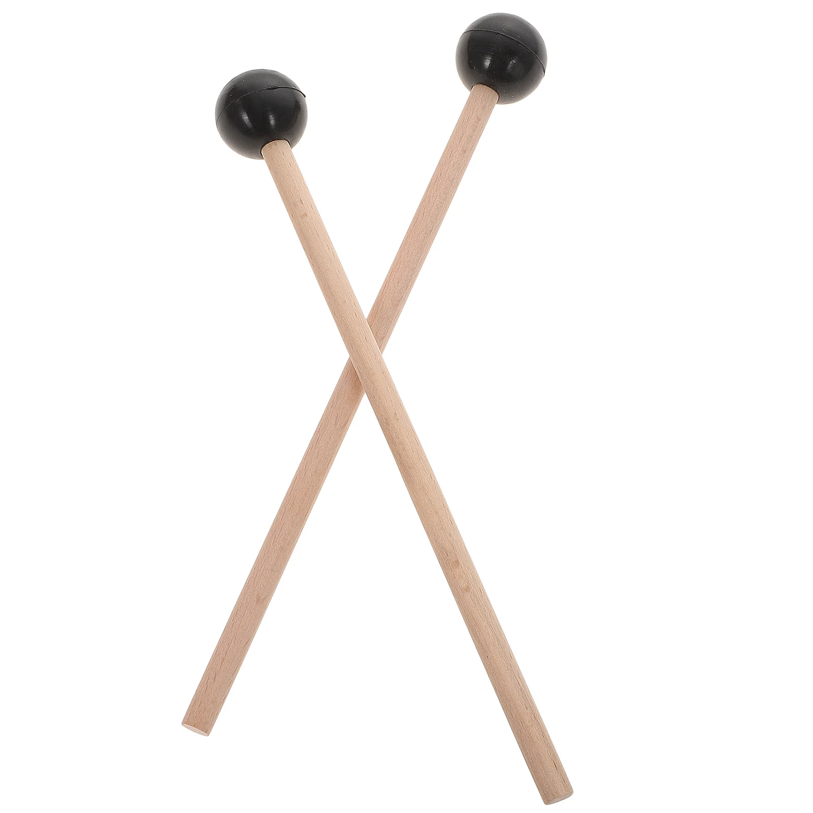 

2pcs Wood Mallet Drum Sticks for Adults Keyboard Marimba Mallets Wood Handle Wood Tip Drumstick Mallet Beater Sticks