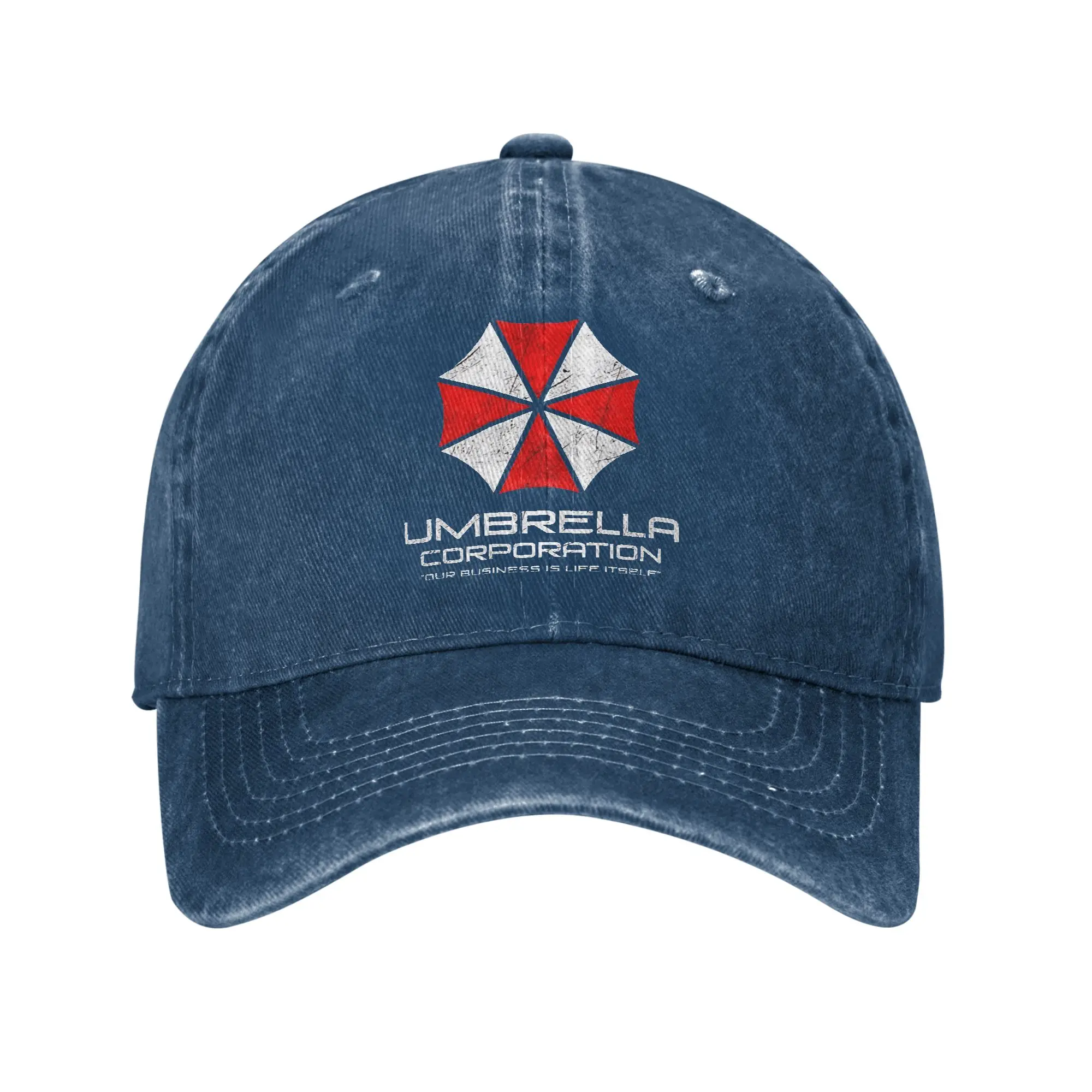Фото Бейсболка Umbrella Corporation Resident Evil 9 Requiem, летняя кепка-тракер, кепка с козырьком от солнца, стильные бейсболки Y2K №1