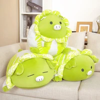 40 60cm soft cute cartoon vegetable pig plush toys stuffed lovely animals pillow doll for girls kids friends birthday gifts