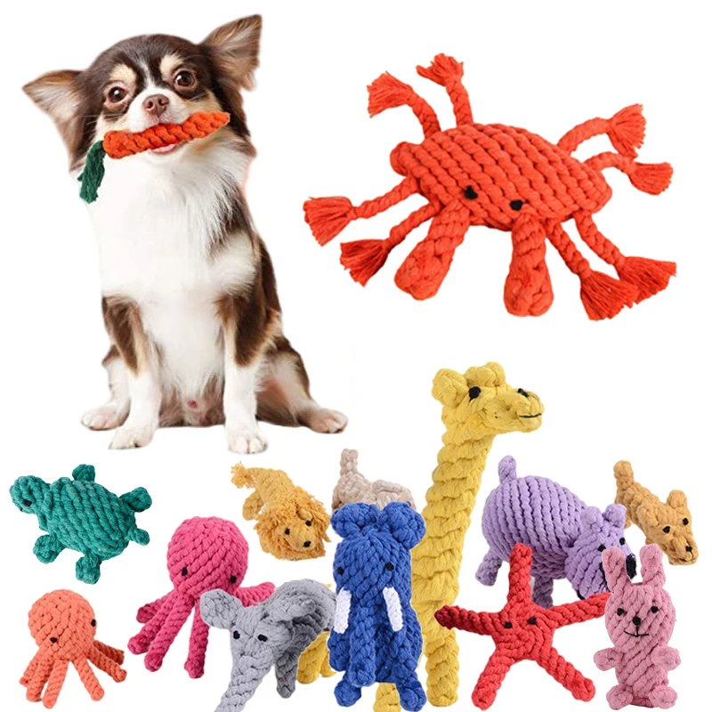 For Dog Puppy Chew Toys For Small Large Dogs Pet Teeth Clean