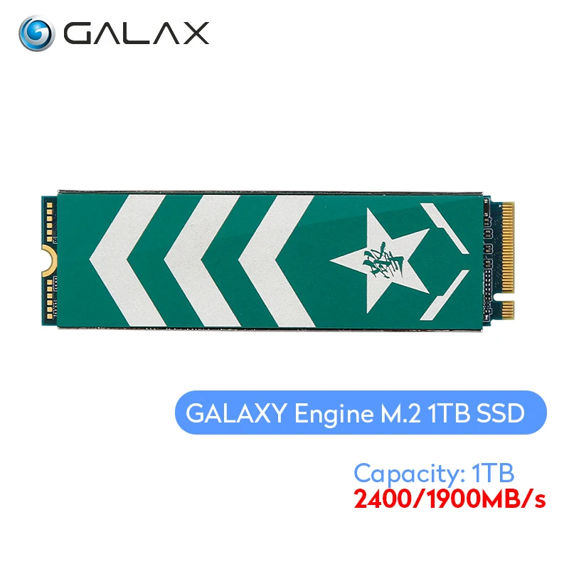 

Твердотельный накопитель GALAXY Engine 1 ТБ M.2 SSD интерфейс M.2 (Протокол NVMe) PCI-E 2280, двигатель жесткого диска 1 ТБ