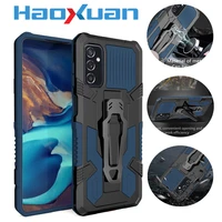 shockproof back clip phone case for samsung m01 m10 m11 m21 m31 m51 bracket protective cover for galaxy m30s m31s m12 m32 m52 s