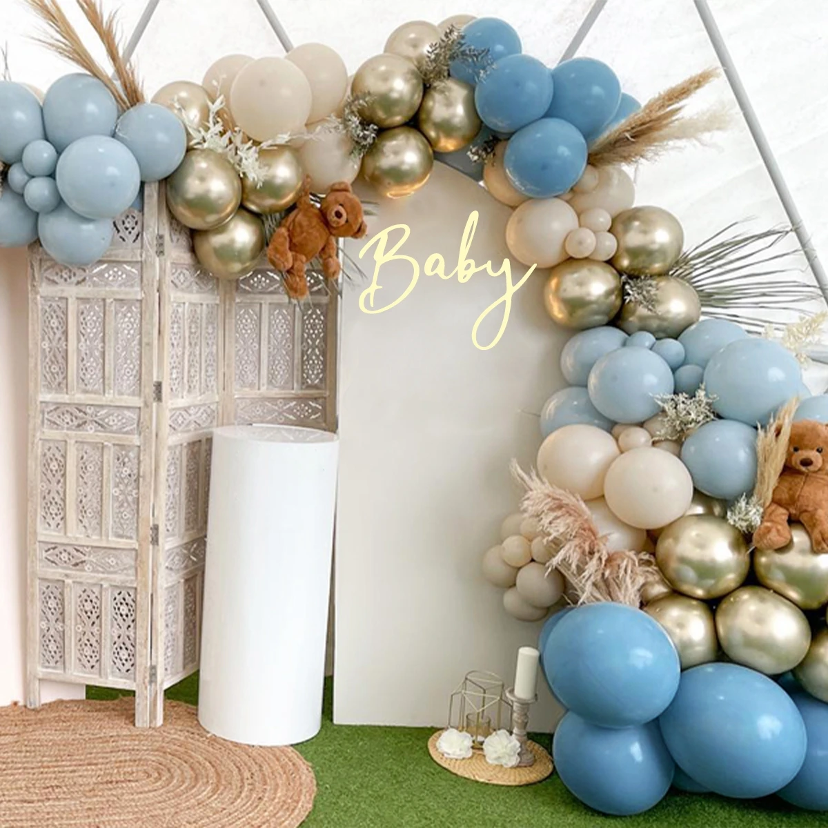 

Blue Balloons Garland Arch Kit Birthday Party Decoration Kids Boy Baby Shower Latex Balon Decor Wedding Birthday Party Supplies