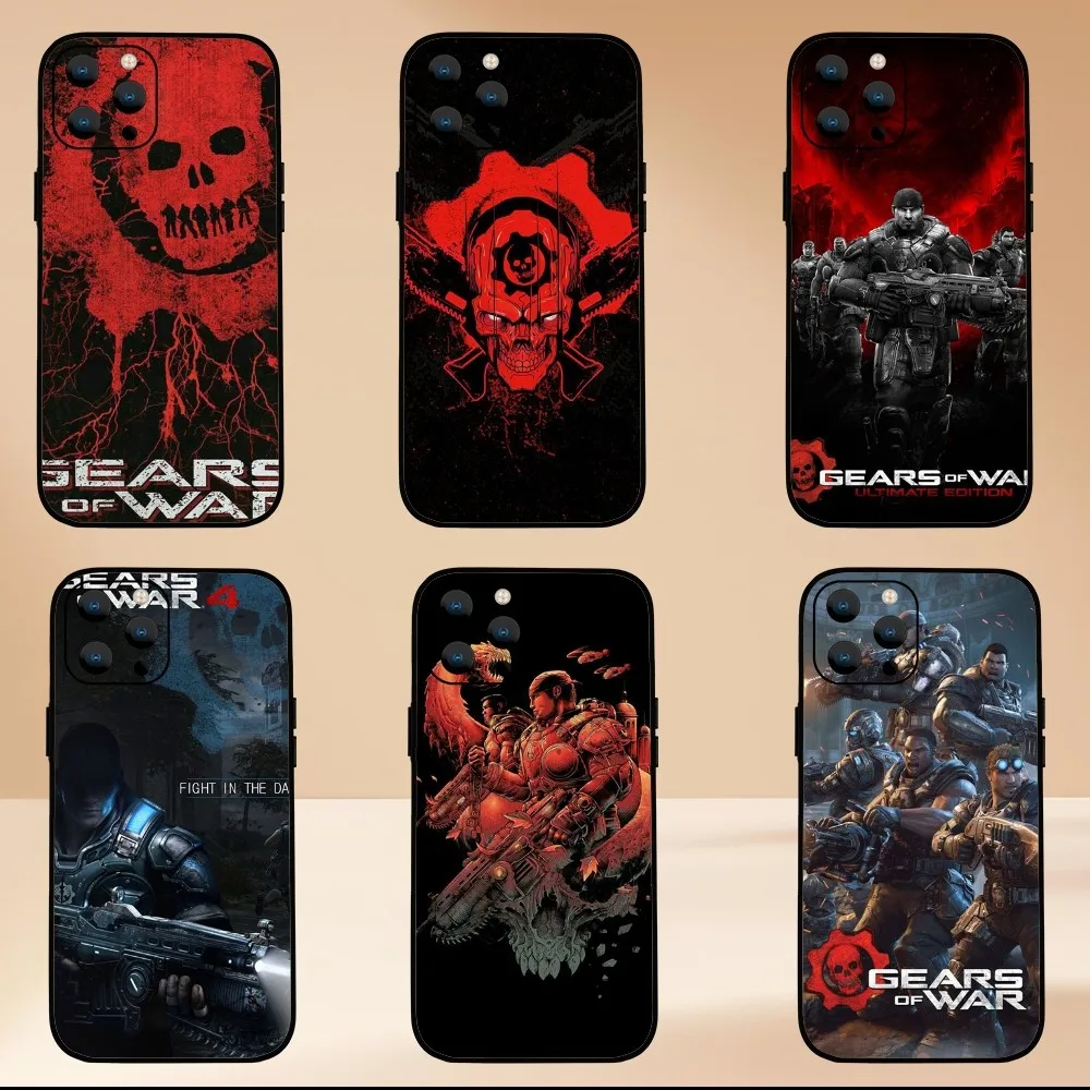 Чехол для телефона Game G-Gears Of-Wars iPhone Mini 11 12 13 14 15 Pro XS Max X Plus SE XR