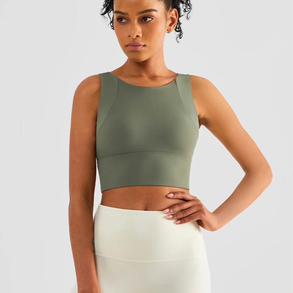 Vnazvnasi Women Yoga Bra Fitness Top Fixing Brassiere Cup No Move Running Vest Push Up Gym Sport Bra Female Sportswear