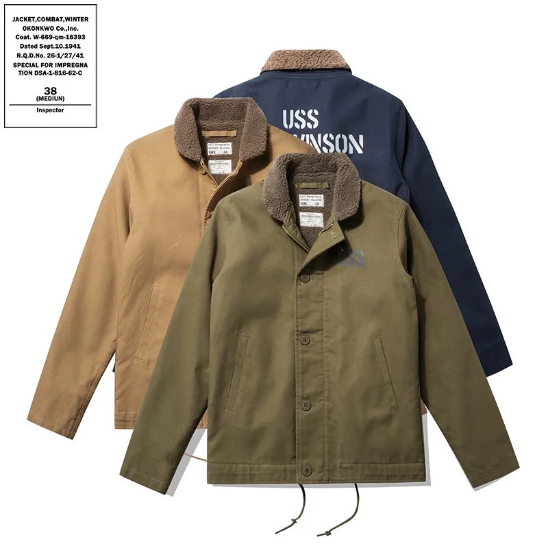 

Бархатная куртка OKONKWO с надписью, темно-синее пальто, флисовое пальто из ягненка, одежда для охоты и тренировок на открытом воздухе