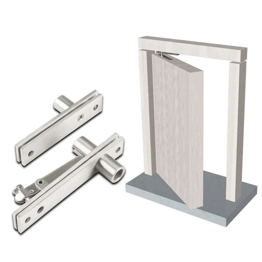 

Stainless Steel Pivot Door Hinge Heavy Duty For Wood 360 Degree Shaft For Room Mansion Tall Building Rotary Door Hardware