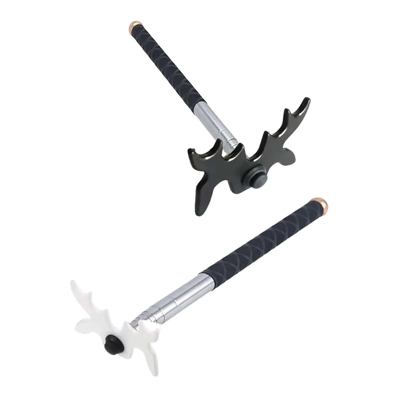 

Retractable Billiards Pool Cue Stick with Removable Plastic Bridge Head Stainless Steel Metal for Competition Indoor Pool Table