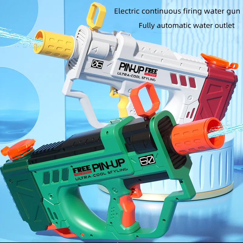 

Новые летние полностью автоматические Водяные Пистолеты для мальчиков играют с водными игрушками.