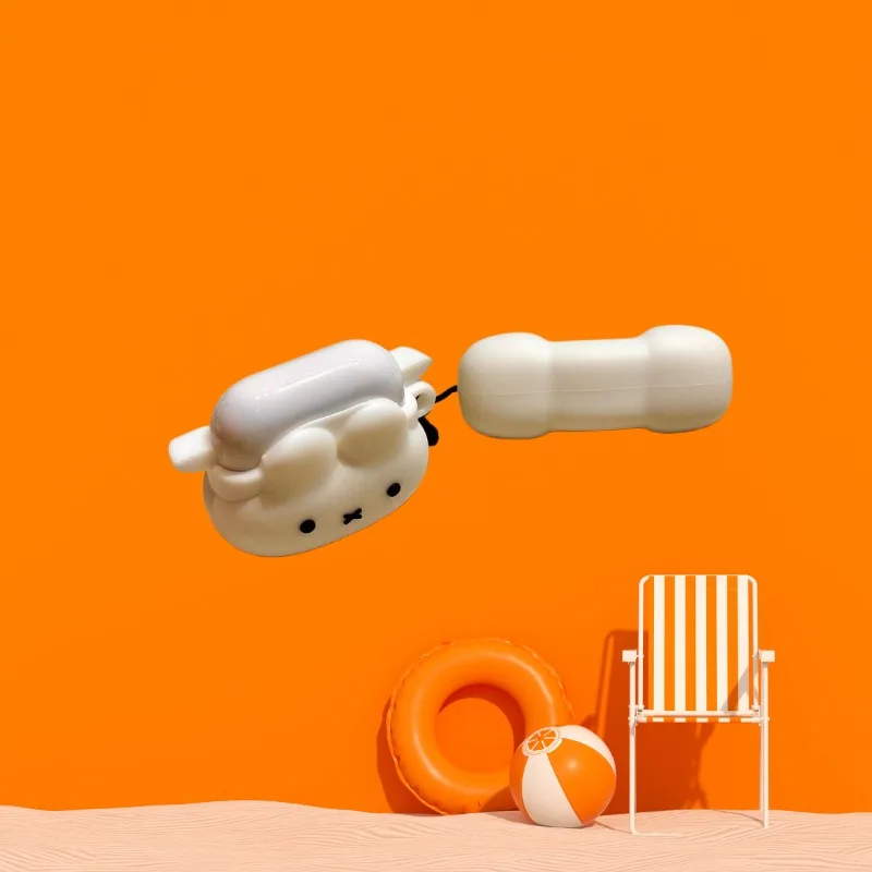 Фото Защитный чехол для Airpods 4, Airpods Pro2, Airpods 2/3 с дизайном Аниме Миффи. Стильный, новый, хит продаж, оптом. Отличный товар. №4
