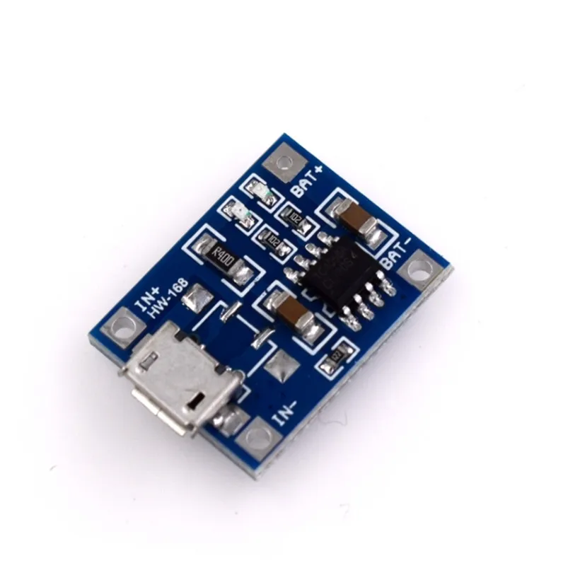 Плата для зарядки литиевого аккумулятора 5 в 1 а с Micro USB интерфейсом 18650 модуль