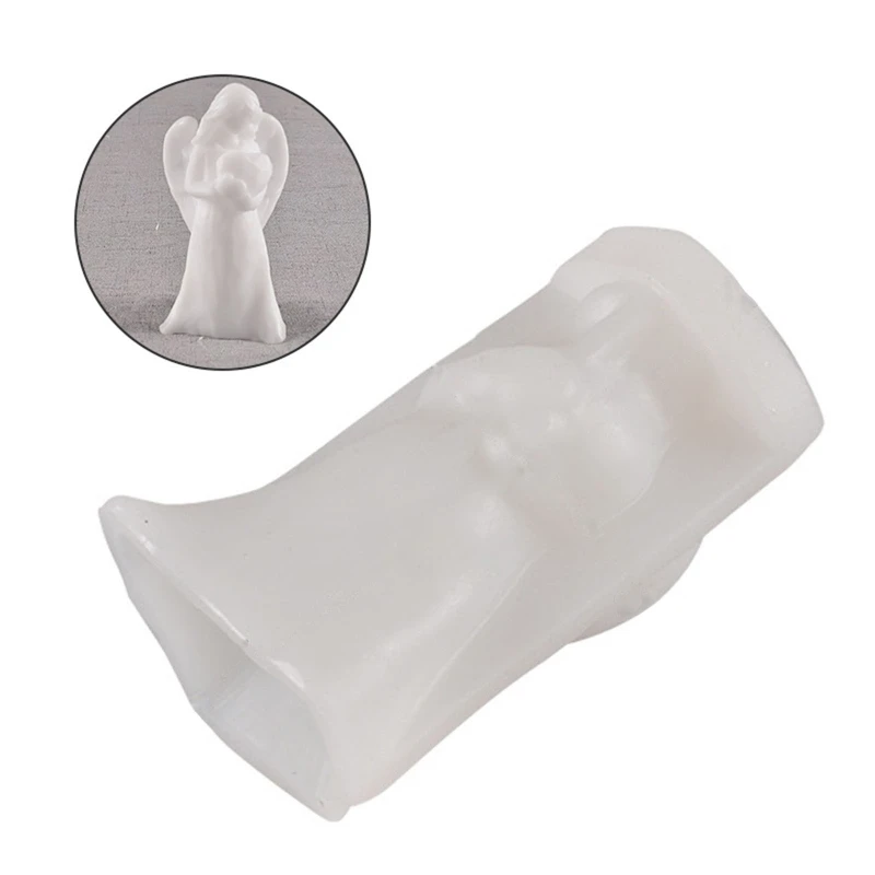 

41QC Angel Silicone Mold Resin Mold Angel Candle Mold Silicone for Scented Candles Soaps Making,Resin Casting Home Decoration
