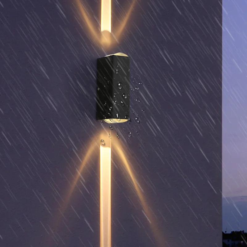 

Modern aluminum 6w 10w led wall light outdoor waterproof wall lamp Surface Mount Indoor Sconce Landscape Garden Wall Lamp
