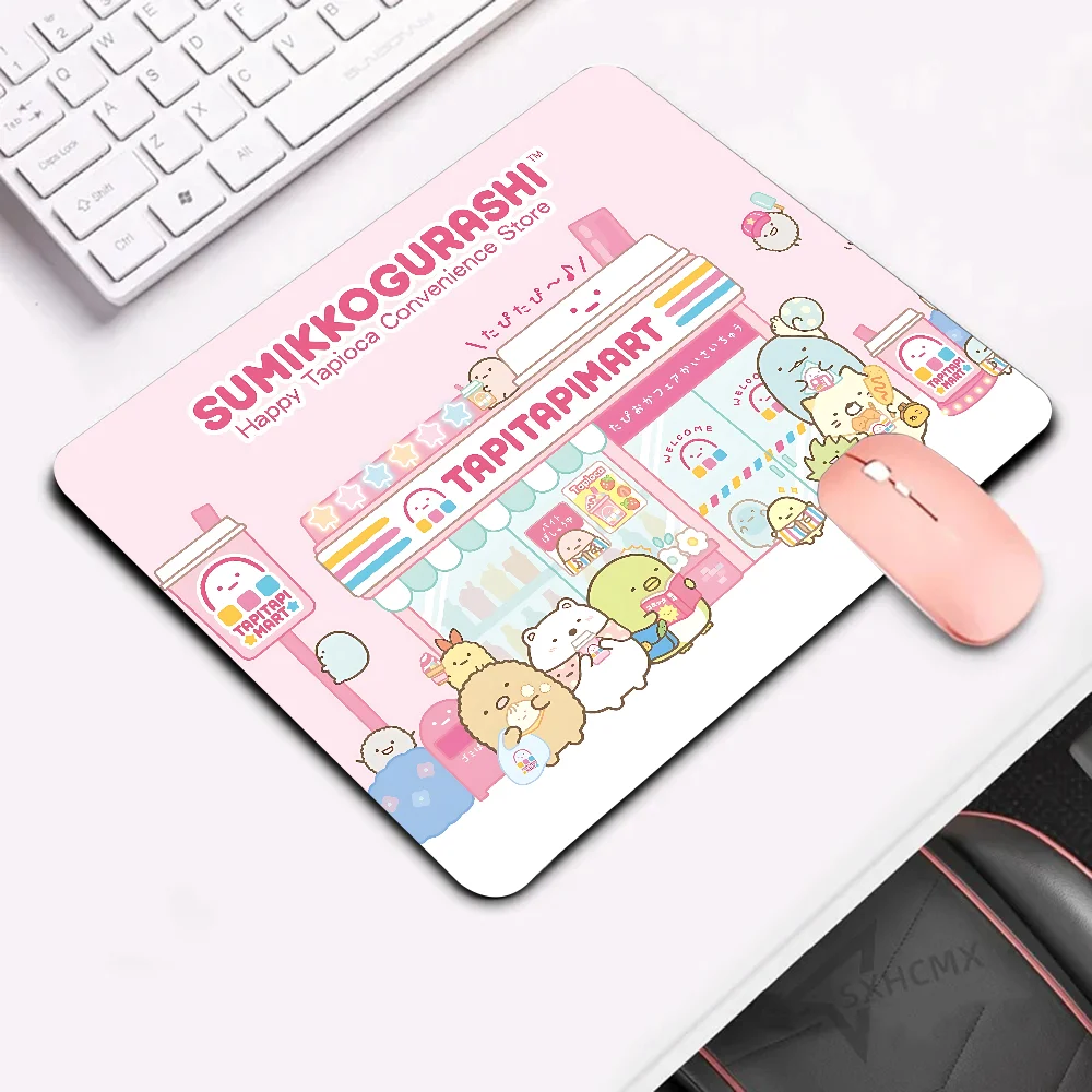 S-Sumikko Gurashi Коврик для мыши HD Печать Компьютерные геймеры Запирающийся край