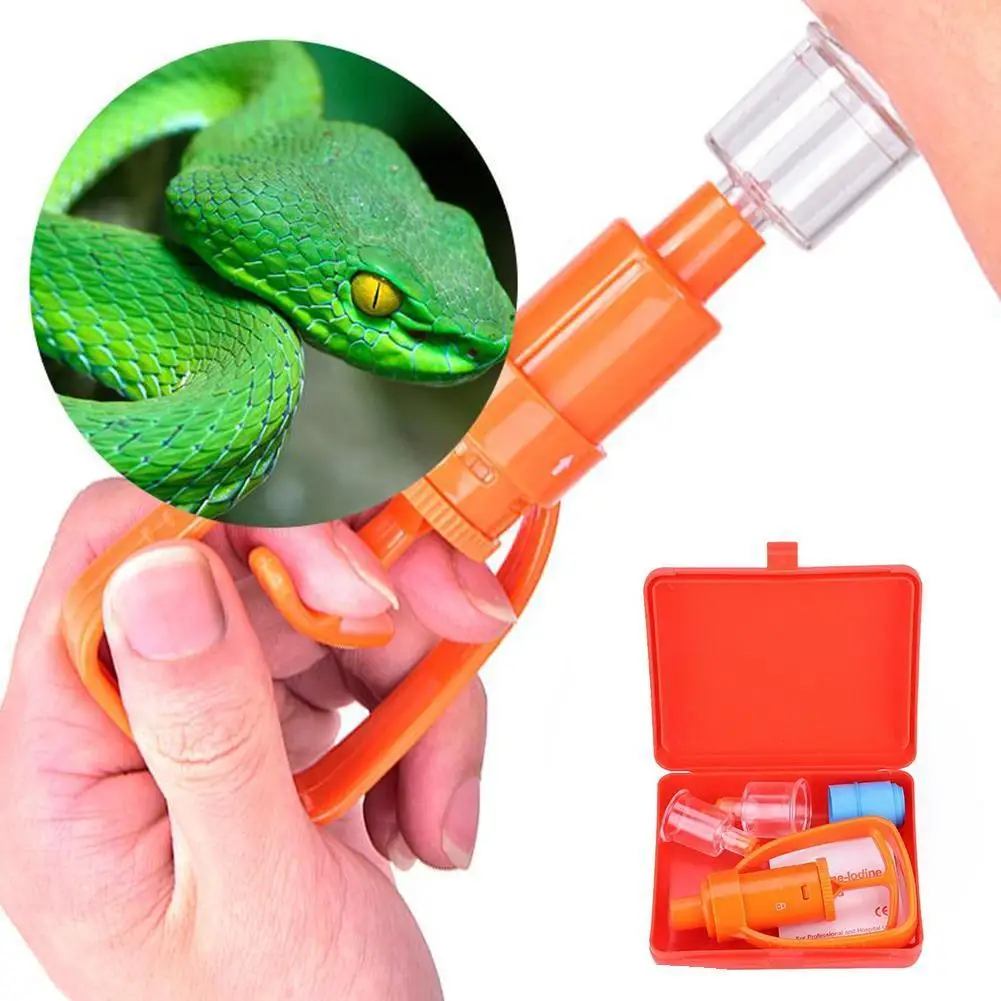 

Outdoor Survivor Venom Extractor Kit Safe First Aid Kit Safety Venom Protector Snake Bees Bite Venom Extractor First Aid Kit