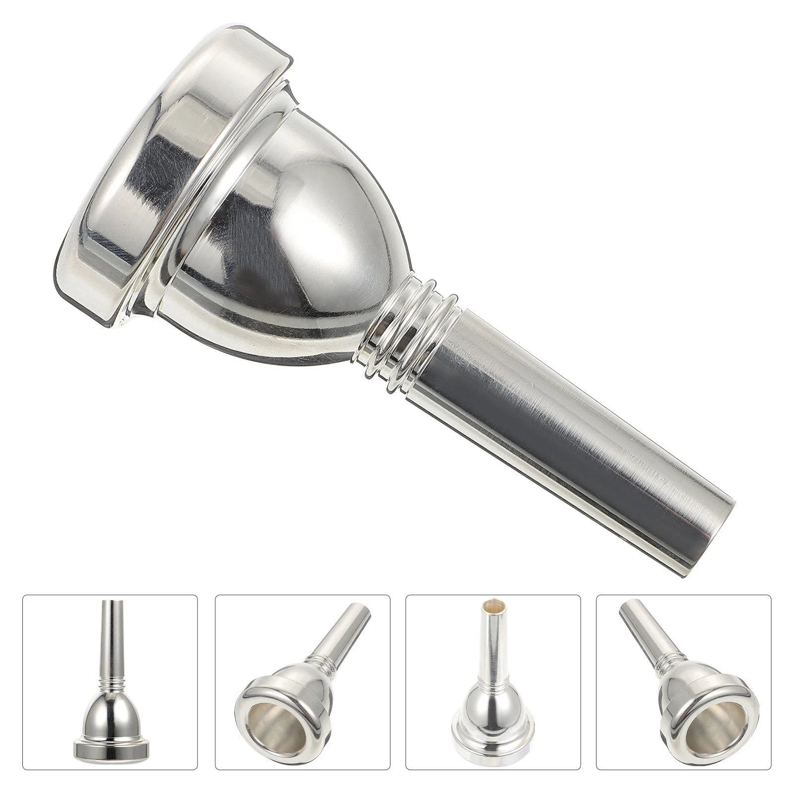 

Alto Trombone Practice Supply Instrument Useful Part Silver Plated Copper Tool Nozzle