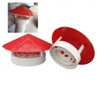 Решетка вентиляционного отверстия из ПВХ на крышу 75 мм, 110 мм, 160 мм, круглая вентиляционная крышка, жалюзи, воздухопроницаемая трубка, Концевая крышка, вентиляционная система