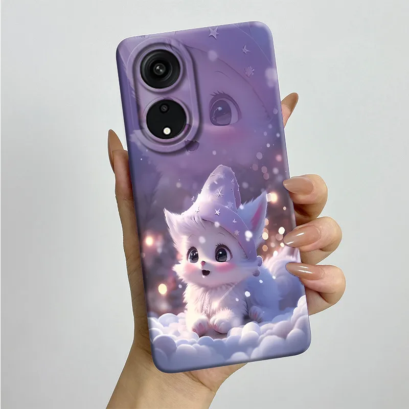 For OPPO A98 CPH2529 Case Capa for F23 CPH2527 Silicone Soft Phone Funda Sweet Painted Printed Protective Back Cover Coque
