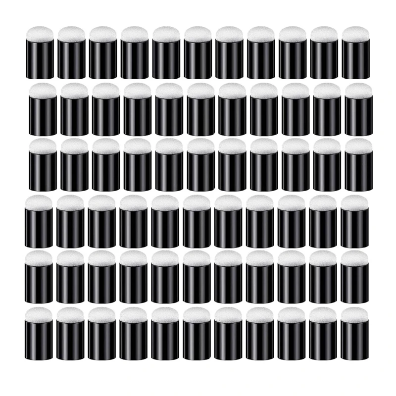 

66 Pcs Finger Sponge Daubers Finger Painting Sponge Craft Drawing Sponge Dauber Set For Painting Art Ink Crafts Card