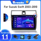Srnubi Android 11 автомобильный радиоприемник для Suzuki Swift 2003 - 2010 мультимедийный видеоплеер навигация GPS Caplay Стерео DVD колонки 2Din