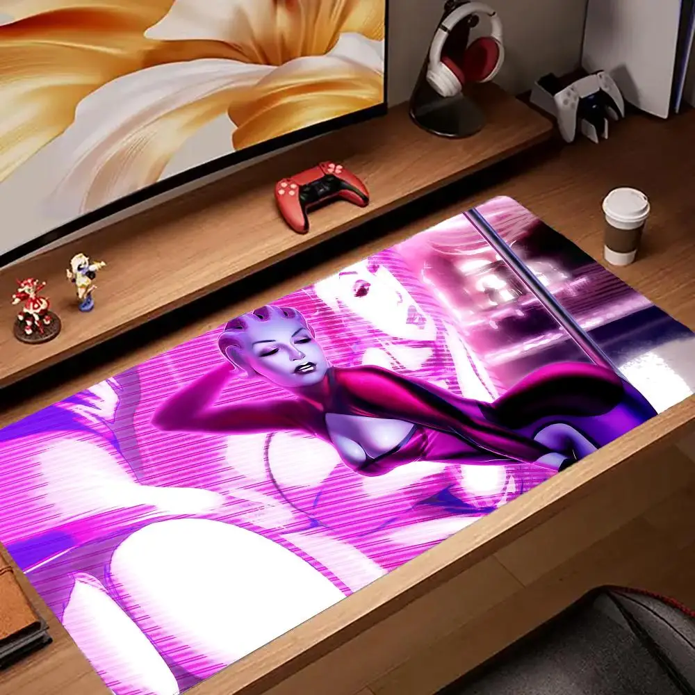 Коврик для мыши Game M-Mass Effect 3 Tapetes de Mesa Teclado Borracha Kawai Tapete Antiderrapante XXL90x40 см