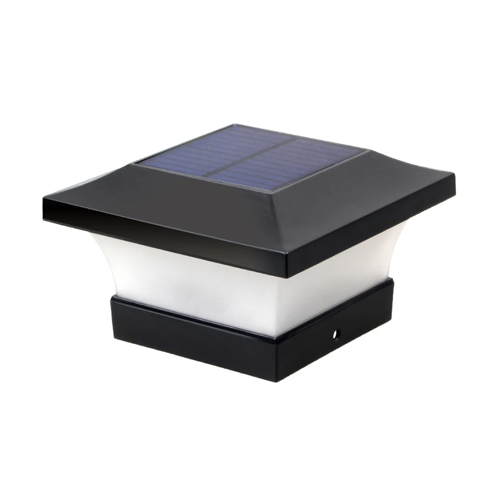 

Solar Lights Outdoor Security Lights LED Solar Column Top Lights Outdoor Waterproof Pillar Lamp Garden Fence Decor