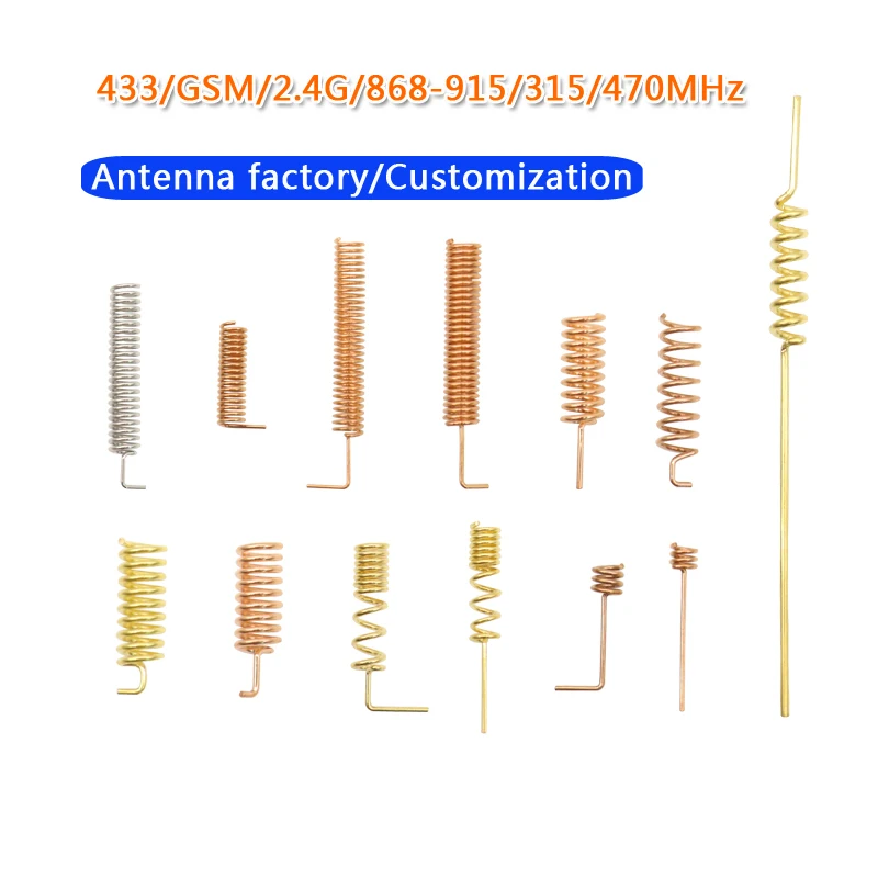 100pcs Remote Control 315Mhz 2dbi 3dbi Internal Helical Coil Aerial 315 Mhz Built-in Spring Antenna For Transmitter Receiver