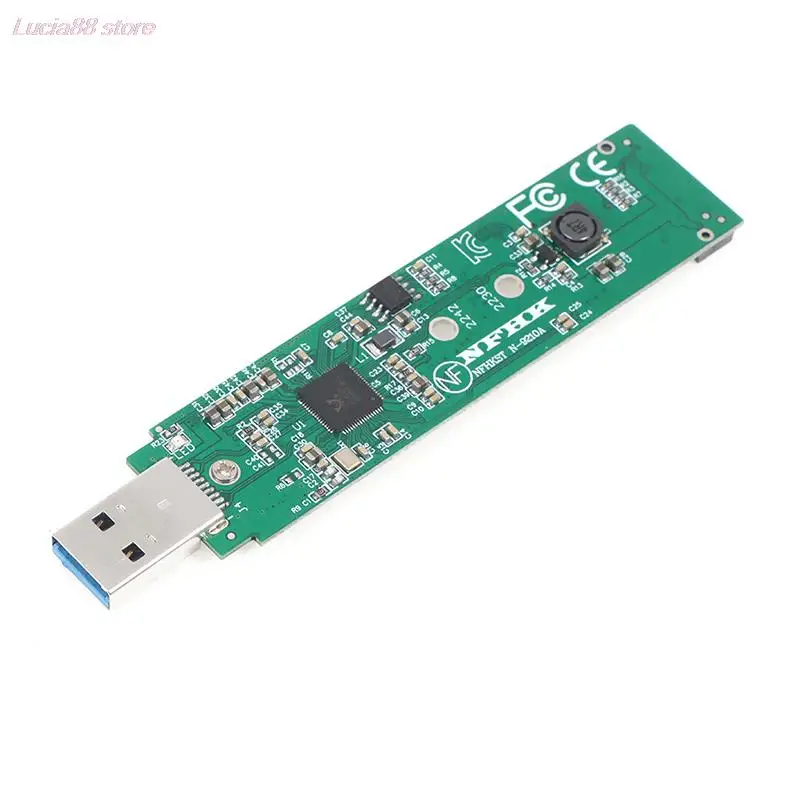 1 шт. SATA nvme двойной протокол m.2 SSD к USB 3 0 Адаптерная карта RTL9210B не поддерживается PCIe