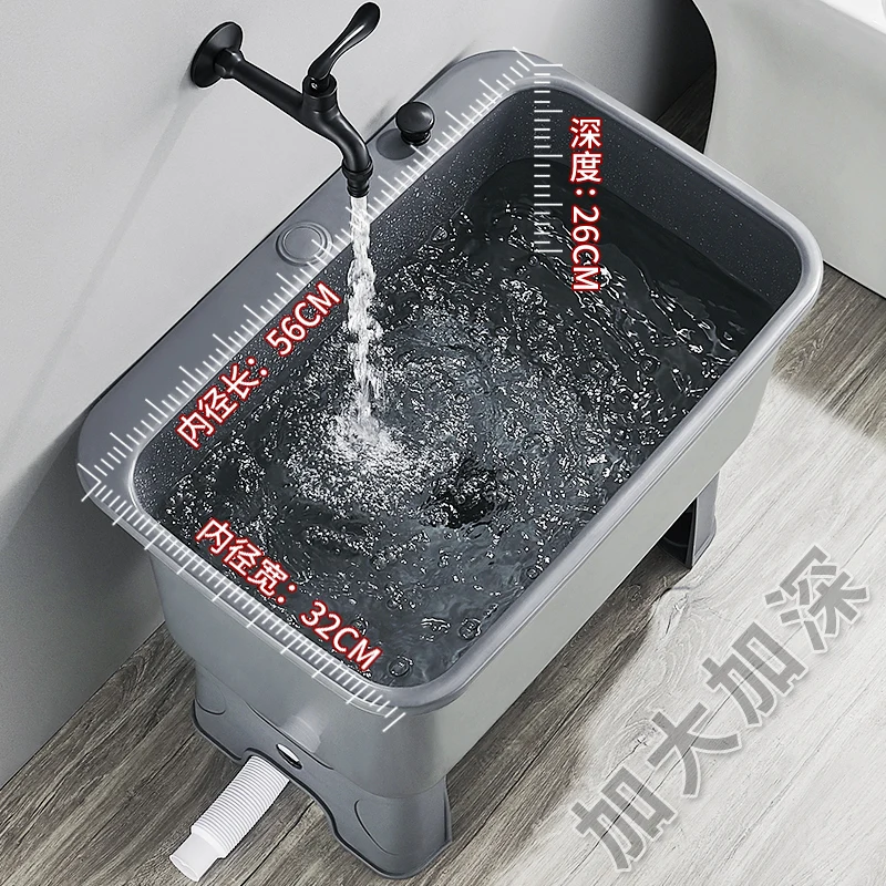 Бассейн для прачечной на балконе дома с доской уличный стол стирки открытом