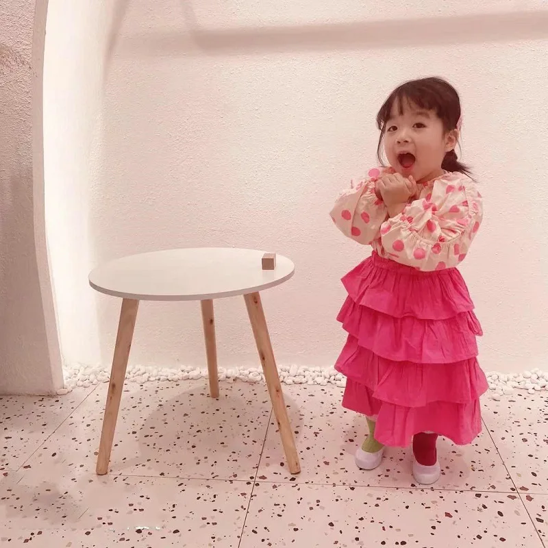 

Костюм детский из блузки и юбки, на весну-осень