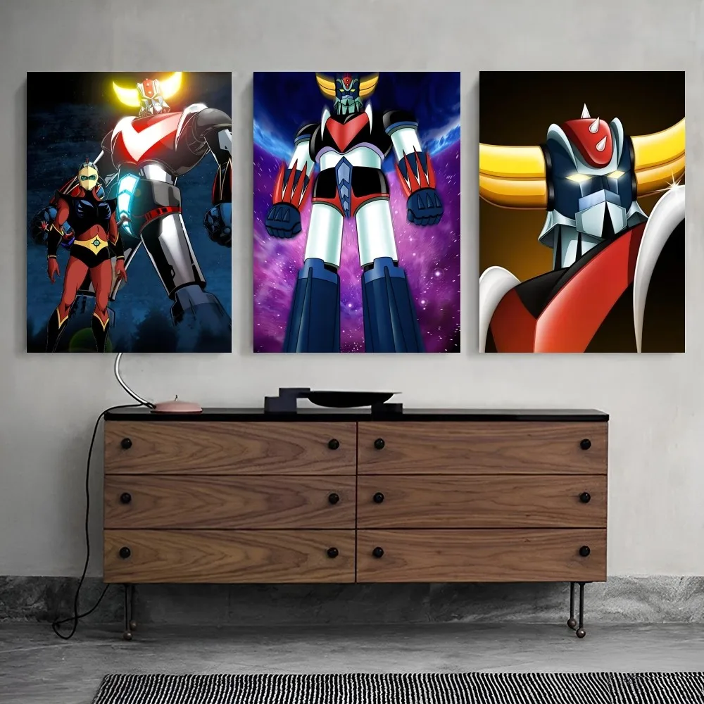 Постер НЛО-робот Goldorak с бумажным принтом для дома гостиной спальни входа в бар