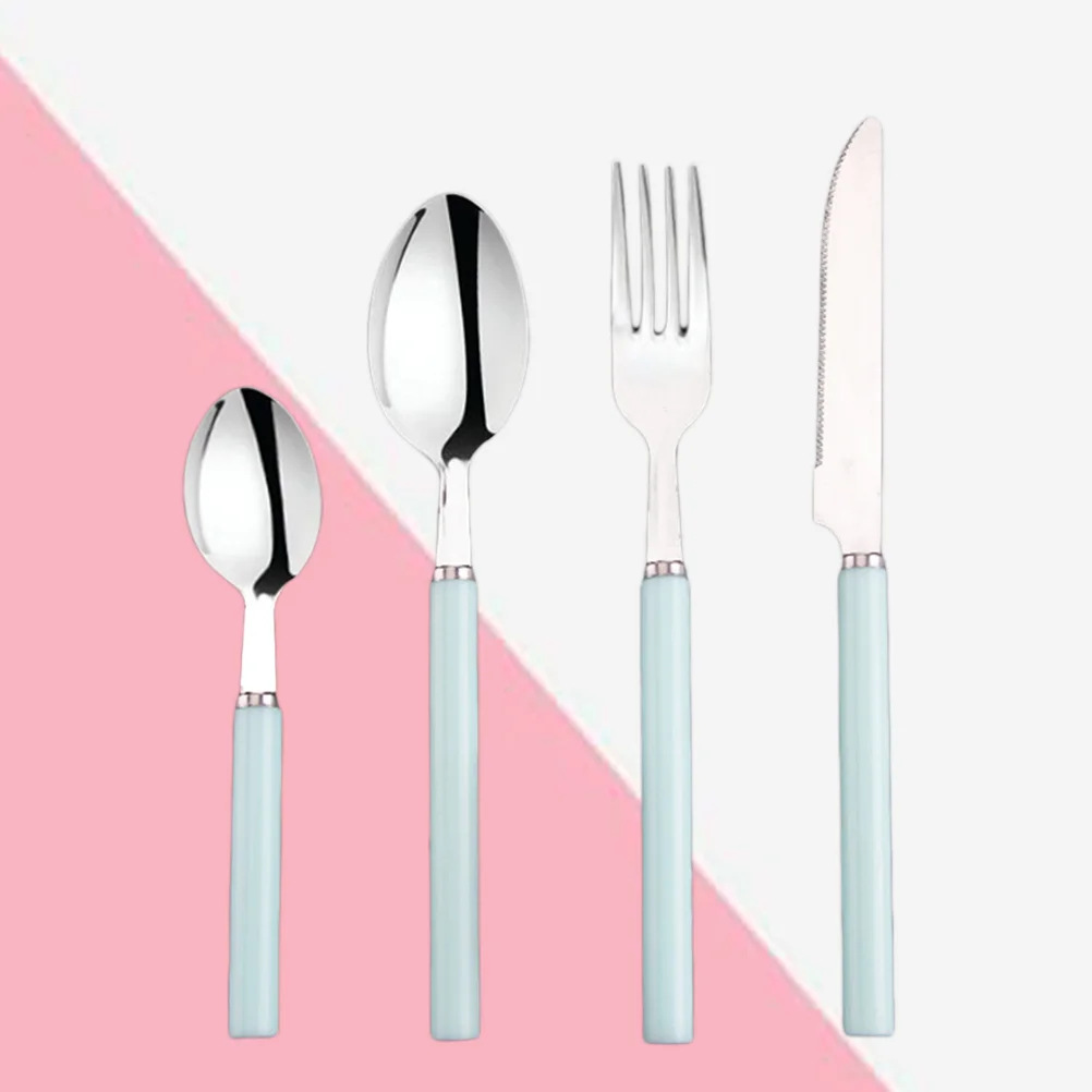 

4 шт./набор, столовые приборы из нержавеющей стали